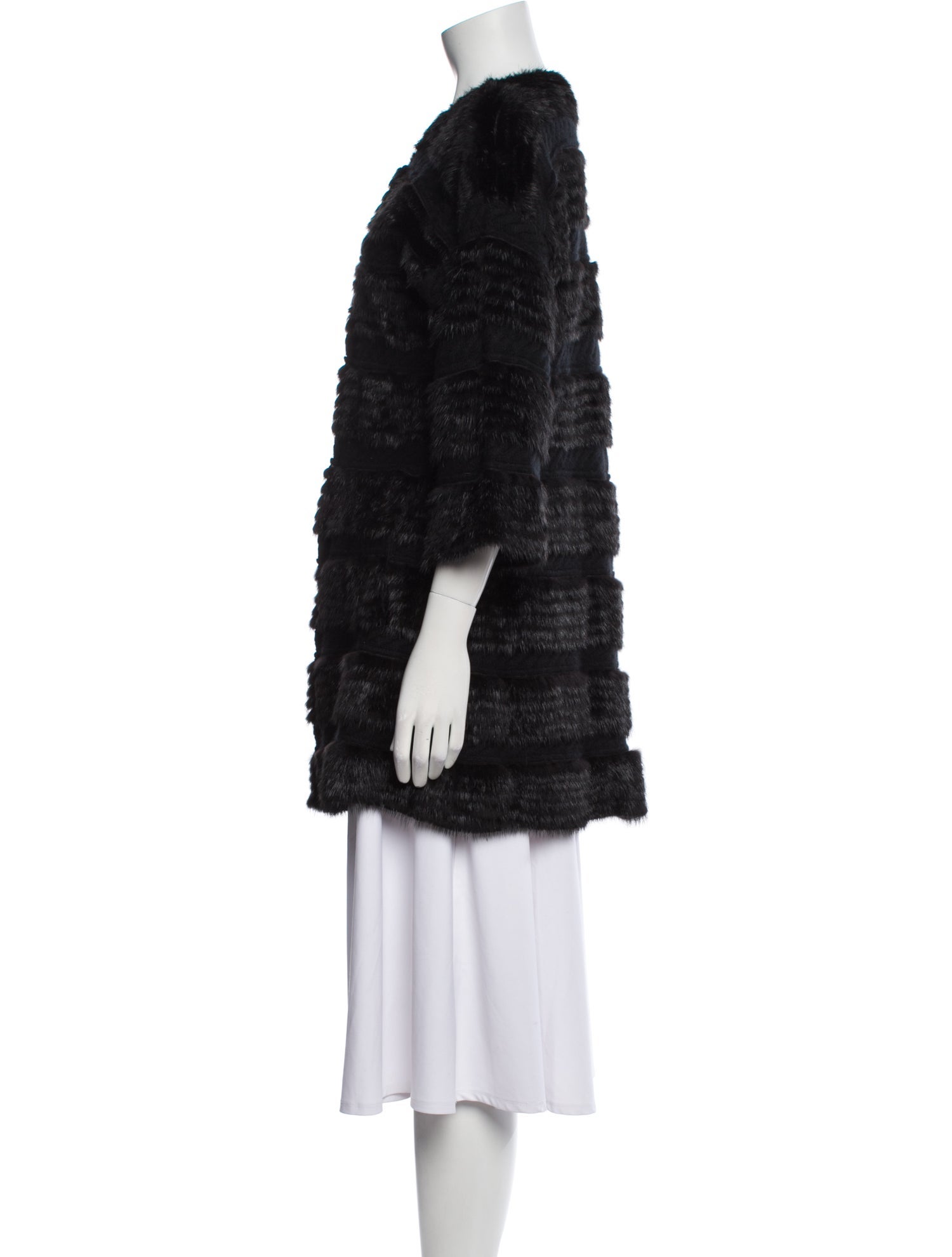 Yves Salomon Fox Fur Coat