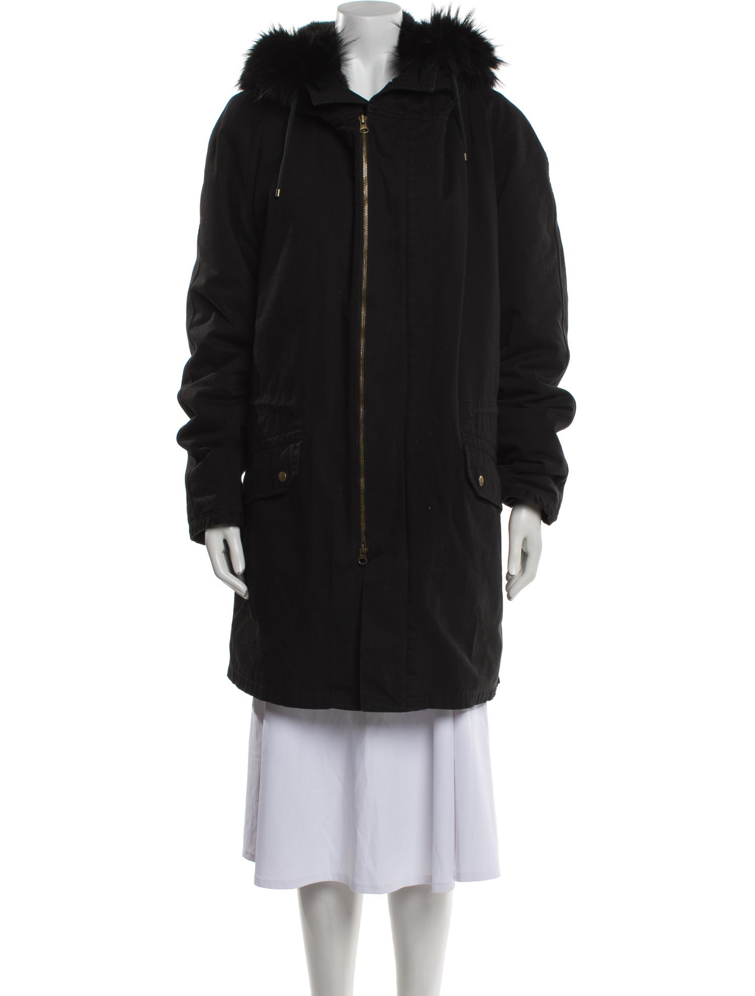 Yves Salomon Mink Fur Coat