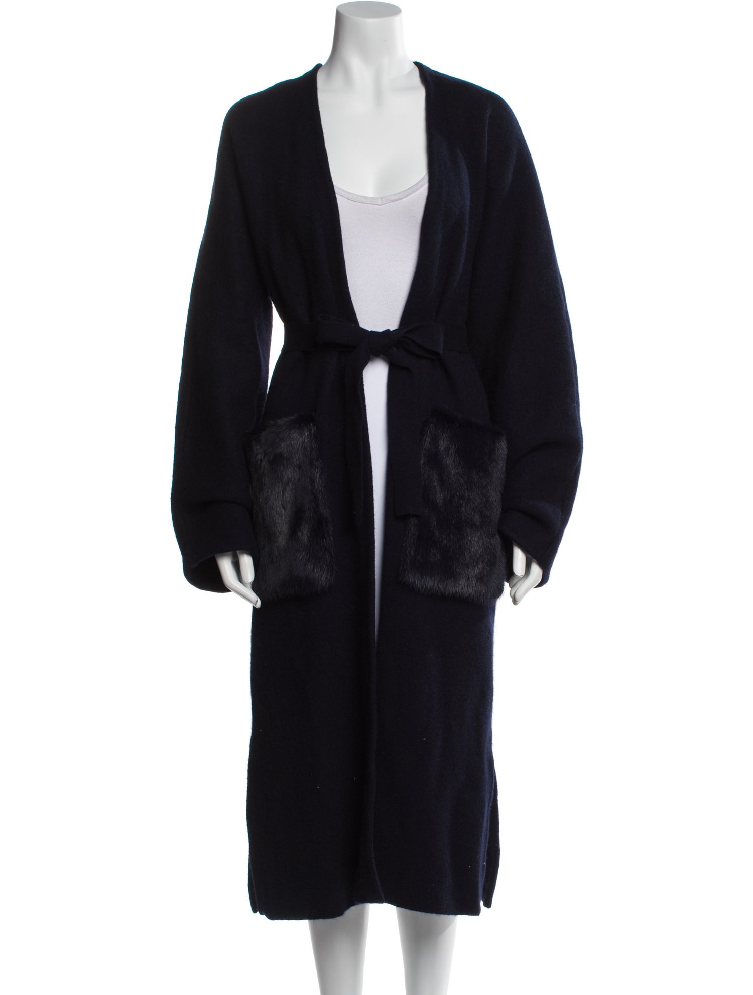 Yves Salomon Angora Fur Coat