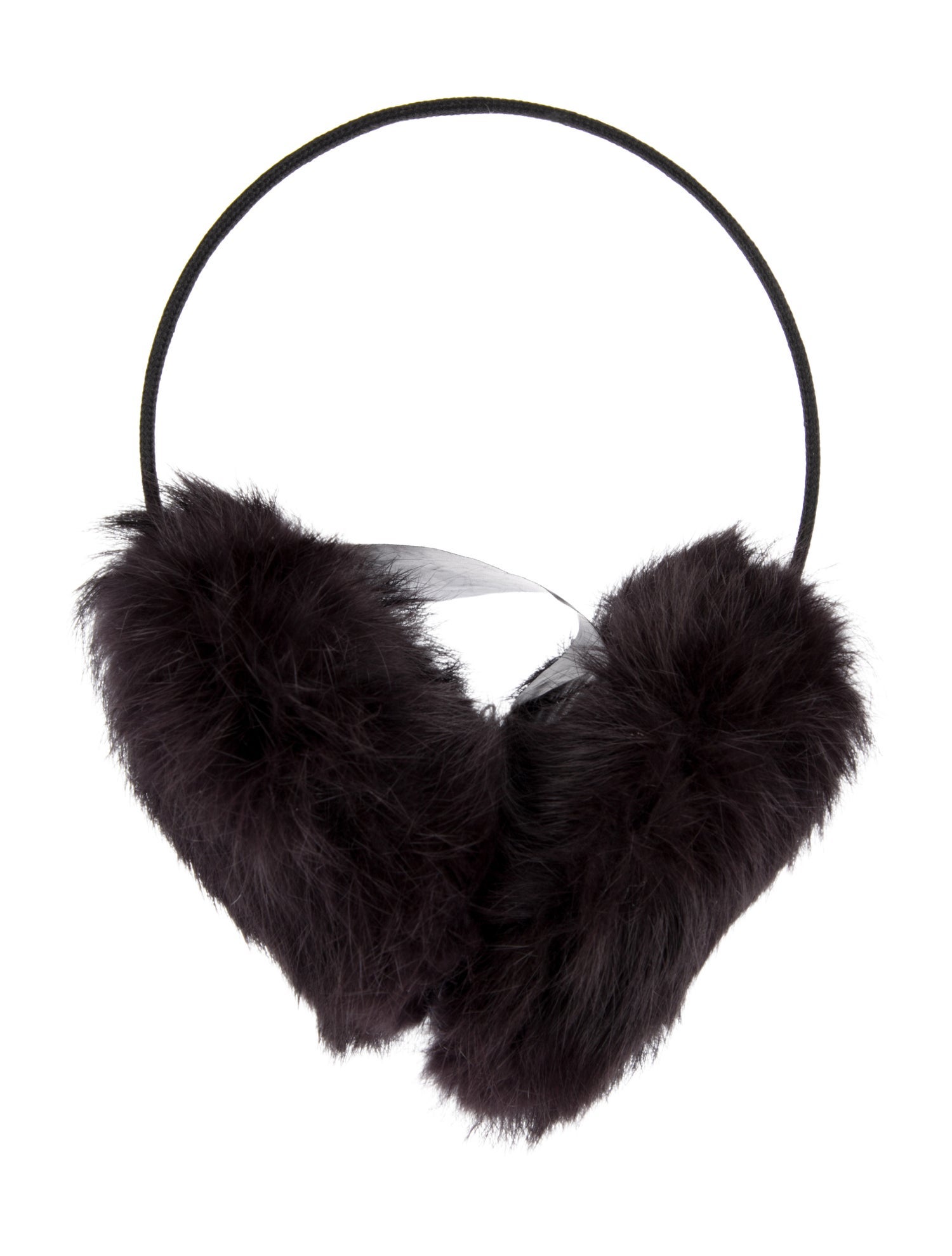 Yves Salomon Winter Vintage Rabbit Fur Earmuffs
