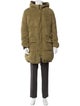 Yves Salomon Lamb Leather Parka