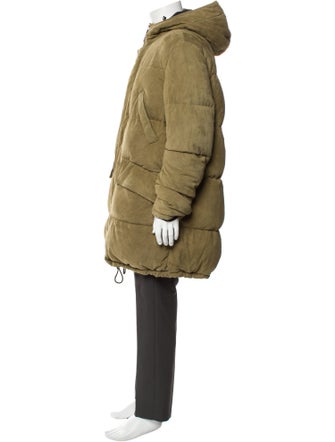 Yves Salomon Lamb Leather Parka