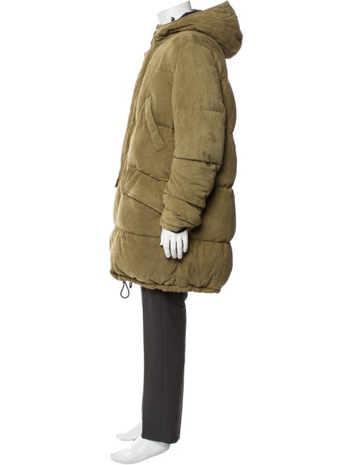 Yves Salomon Lamb Leather Parka