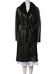 Yves Salomon Lamb Leather Fur Coat