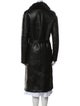 Yves Salomon Lamb Leather Fur Coat