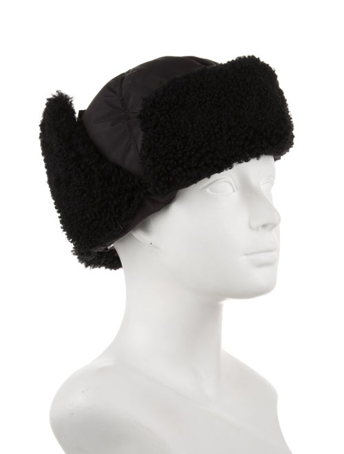 Yves Salomon shearling bucket hat