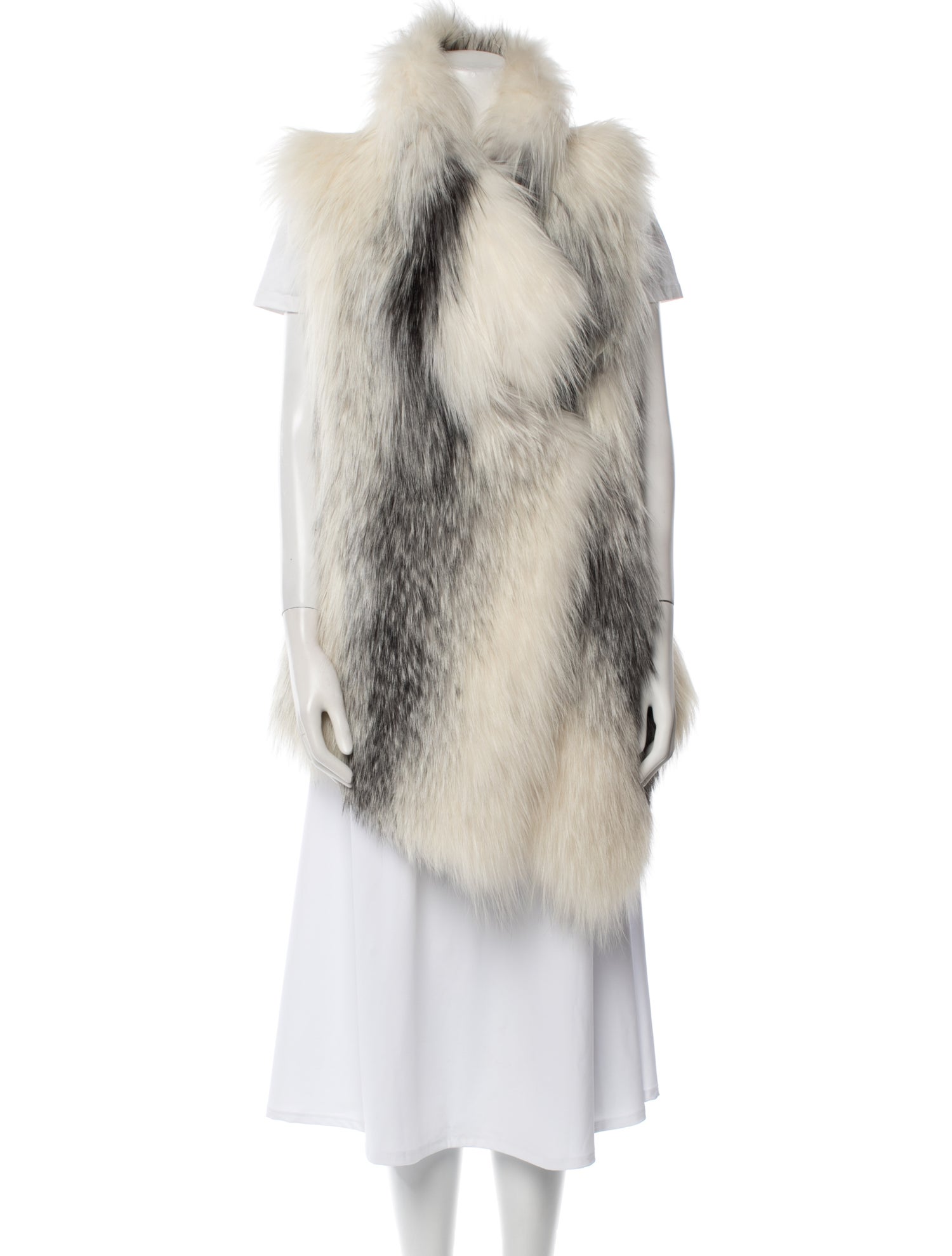 Yves Salomon Fox Fur Jacket