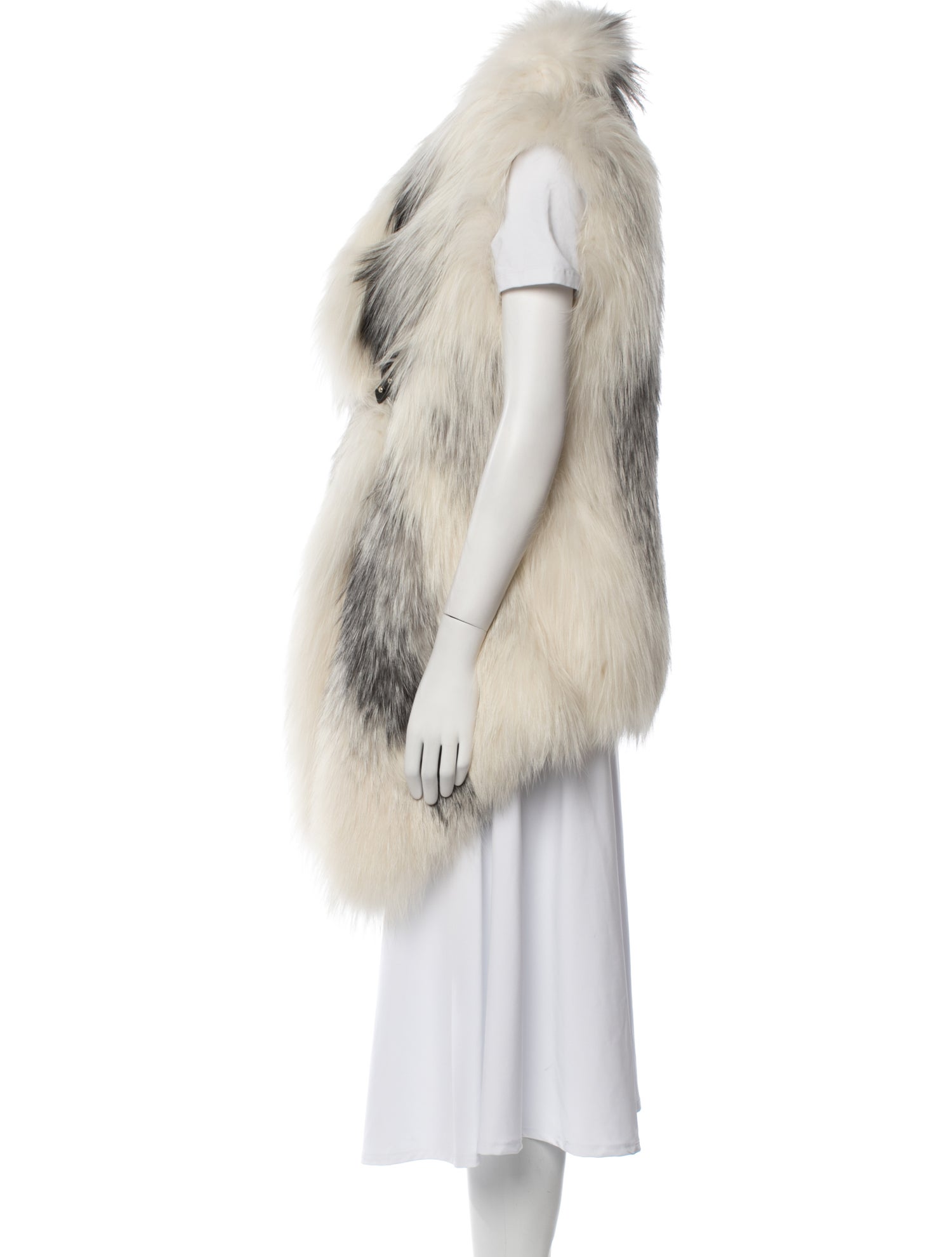 Yves Salomon Fox Fur Jacket