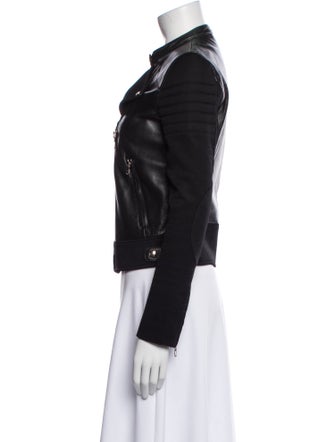 Yves Salomon Leather Biker Jacket