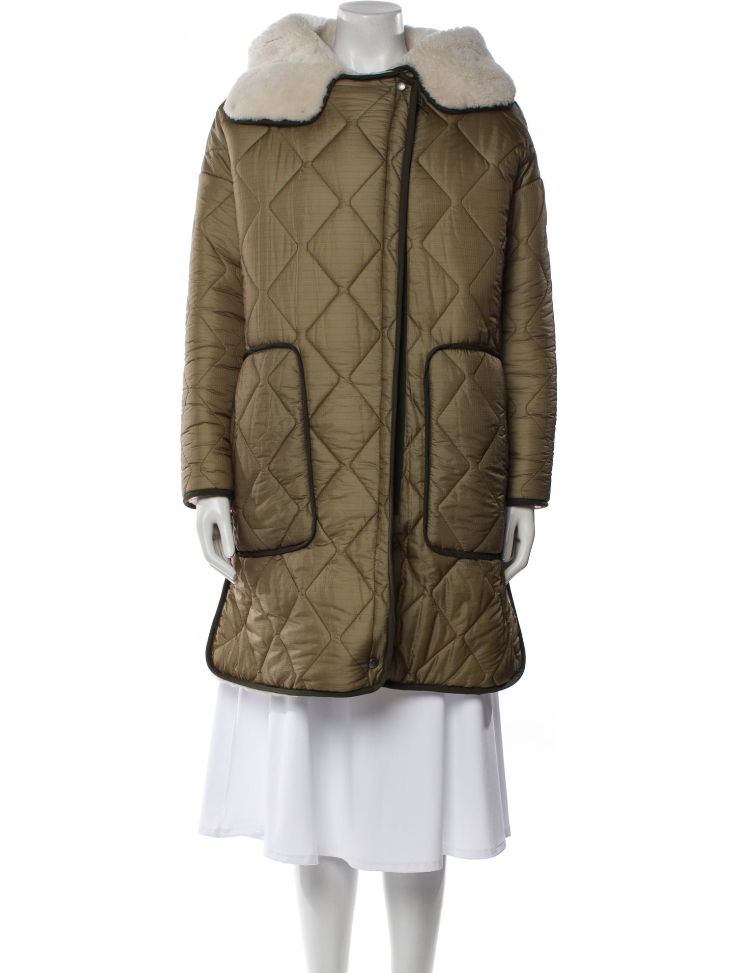 Yves Salomon Lambswool Coat