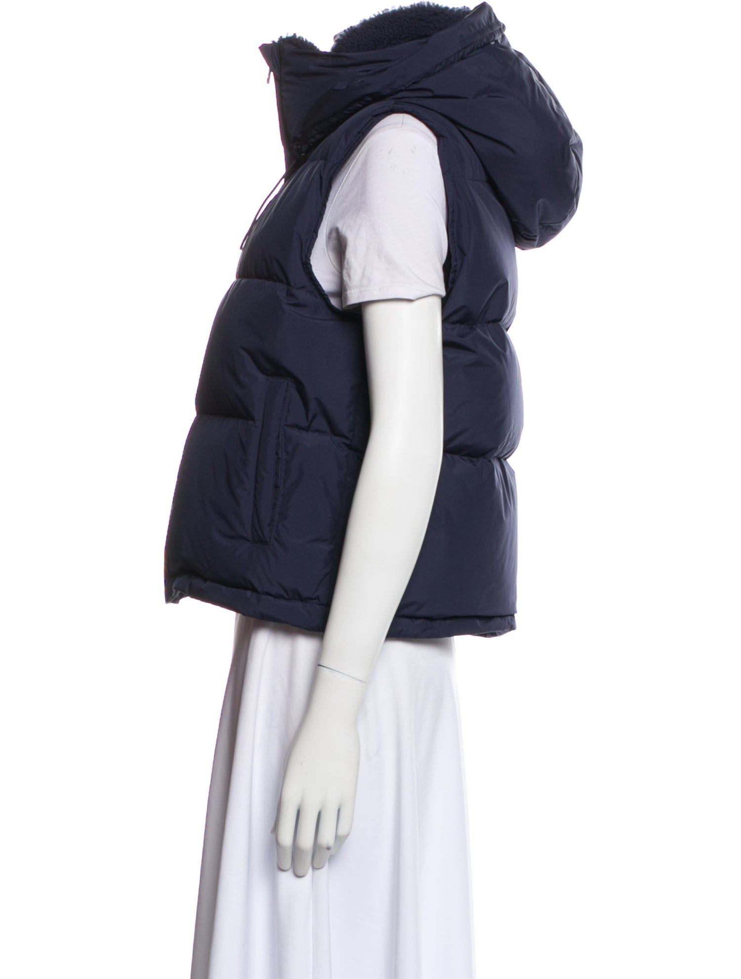 Yves Salomon Lamb Leather Down Jacket