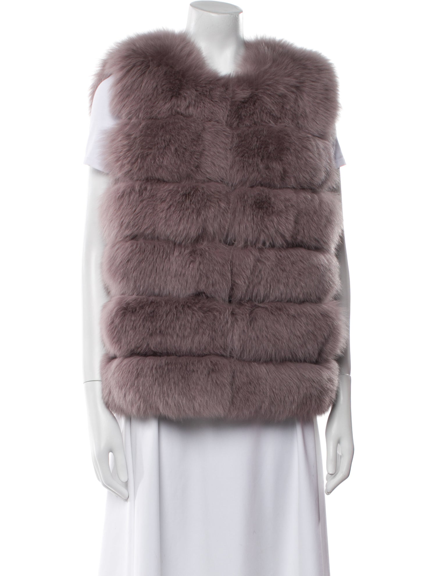 Yves Salomon Fox Fur Jacket
