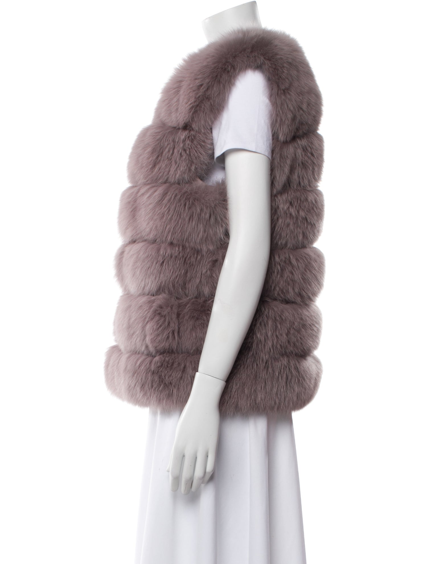 Yves Salomon Fox Fur Jacket