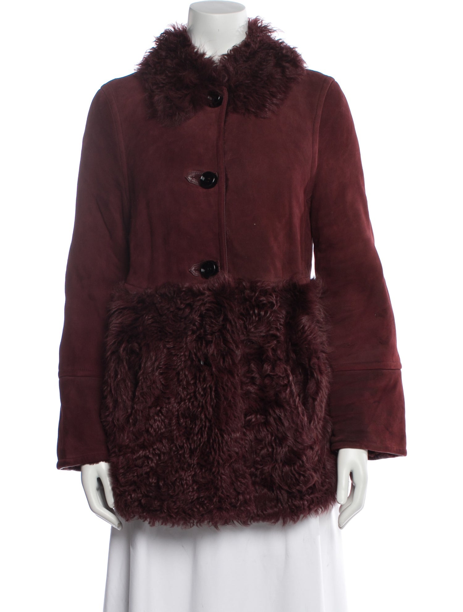 Yves Salomon Shearling Fur Coat