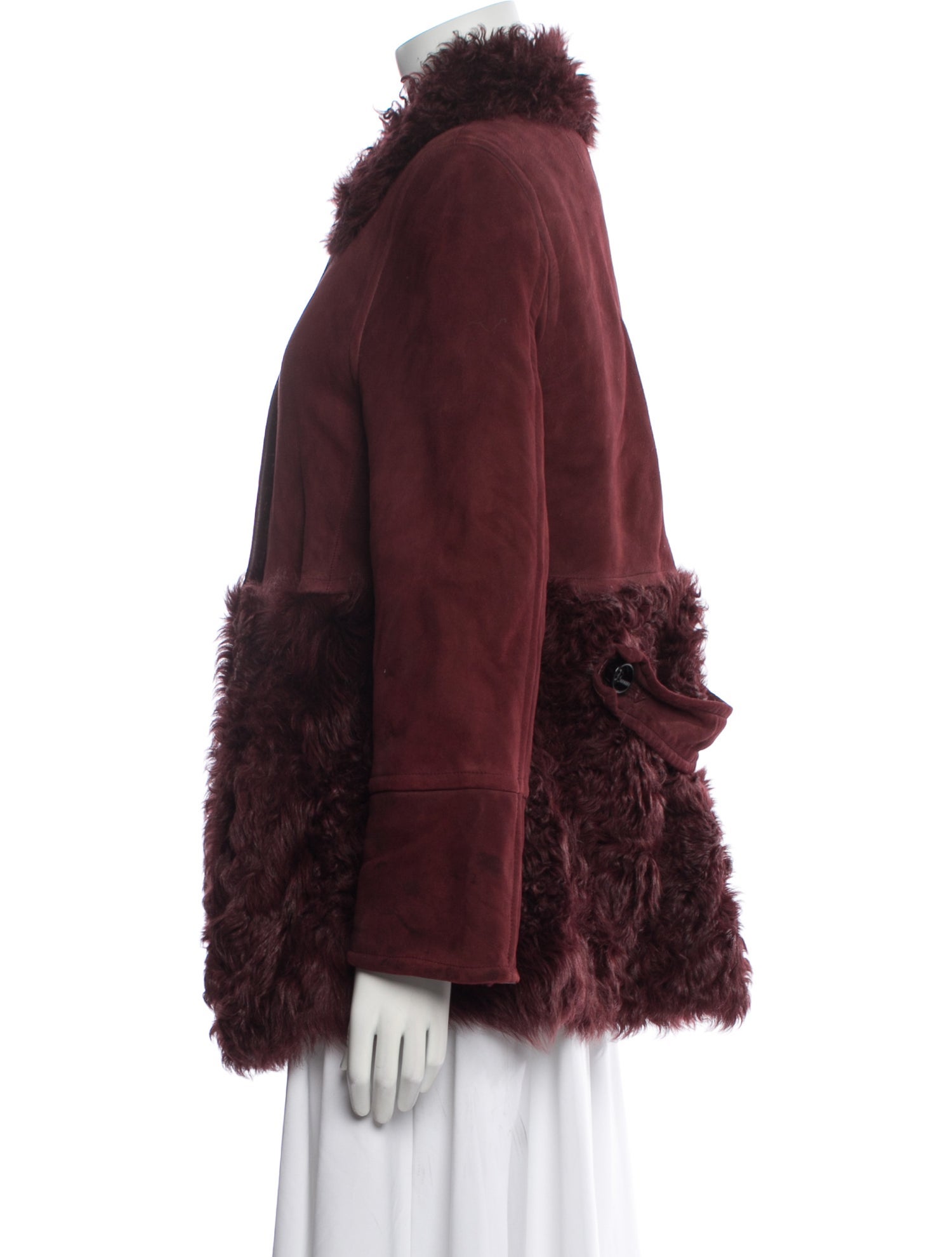 Yves Salomon Shearling Fur Coat