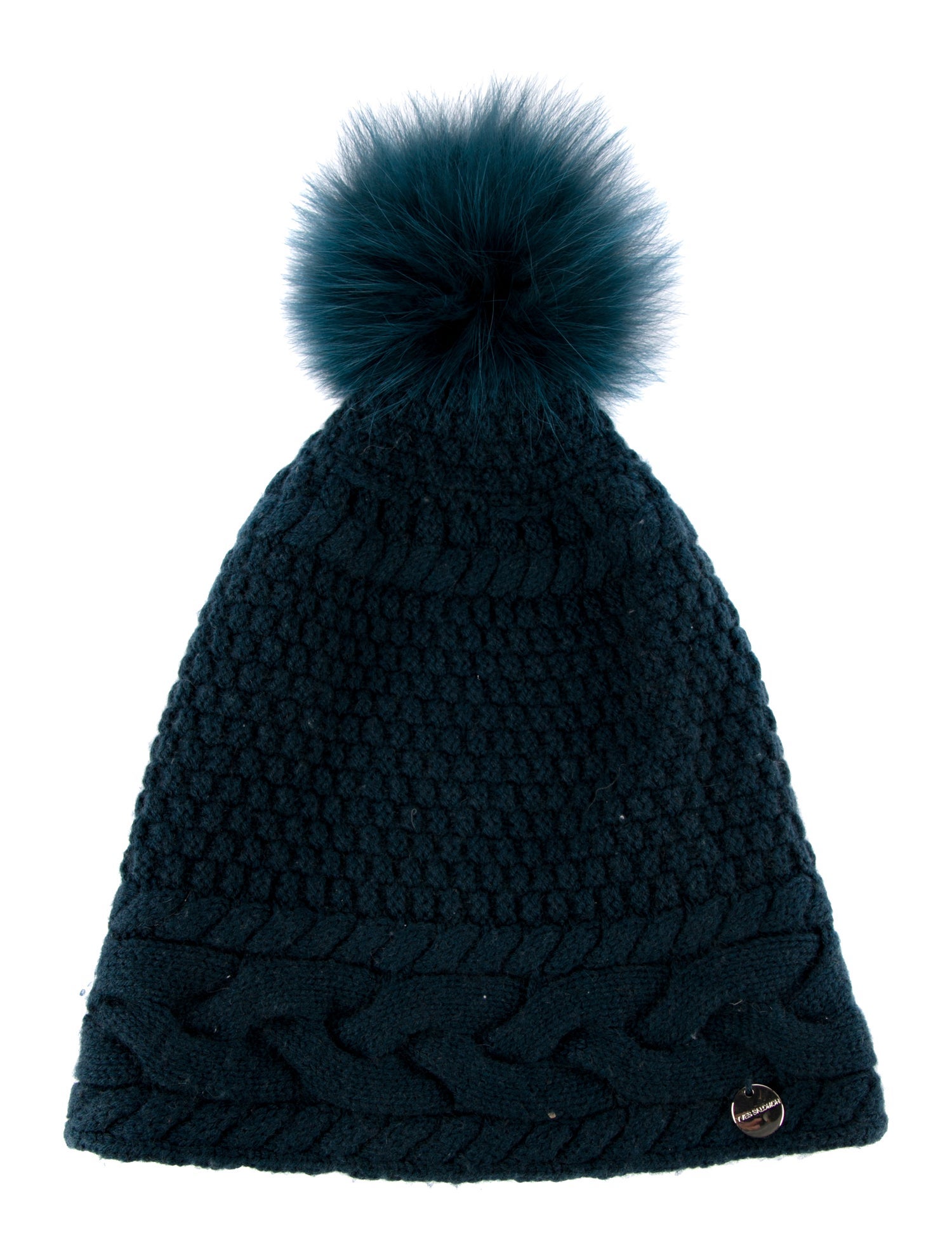 Yves Salomon Wool-Knit Beanie