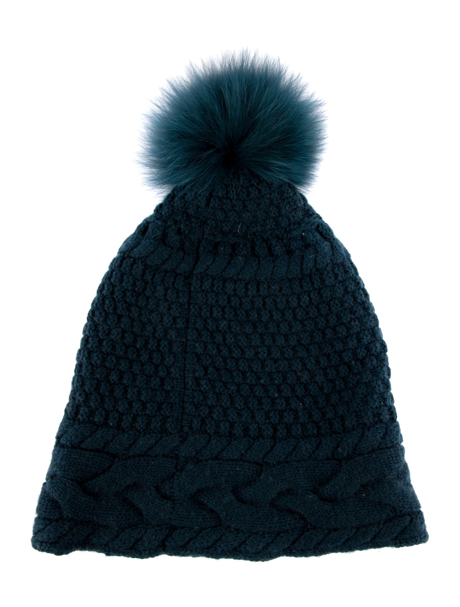 Yves Salomon Wool-Knit Beanie