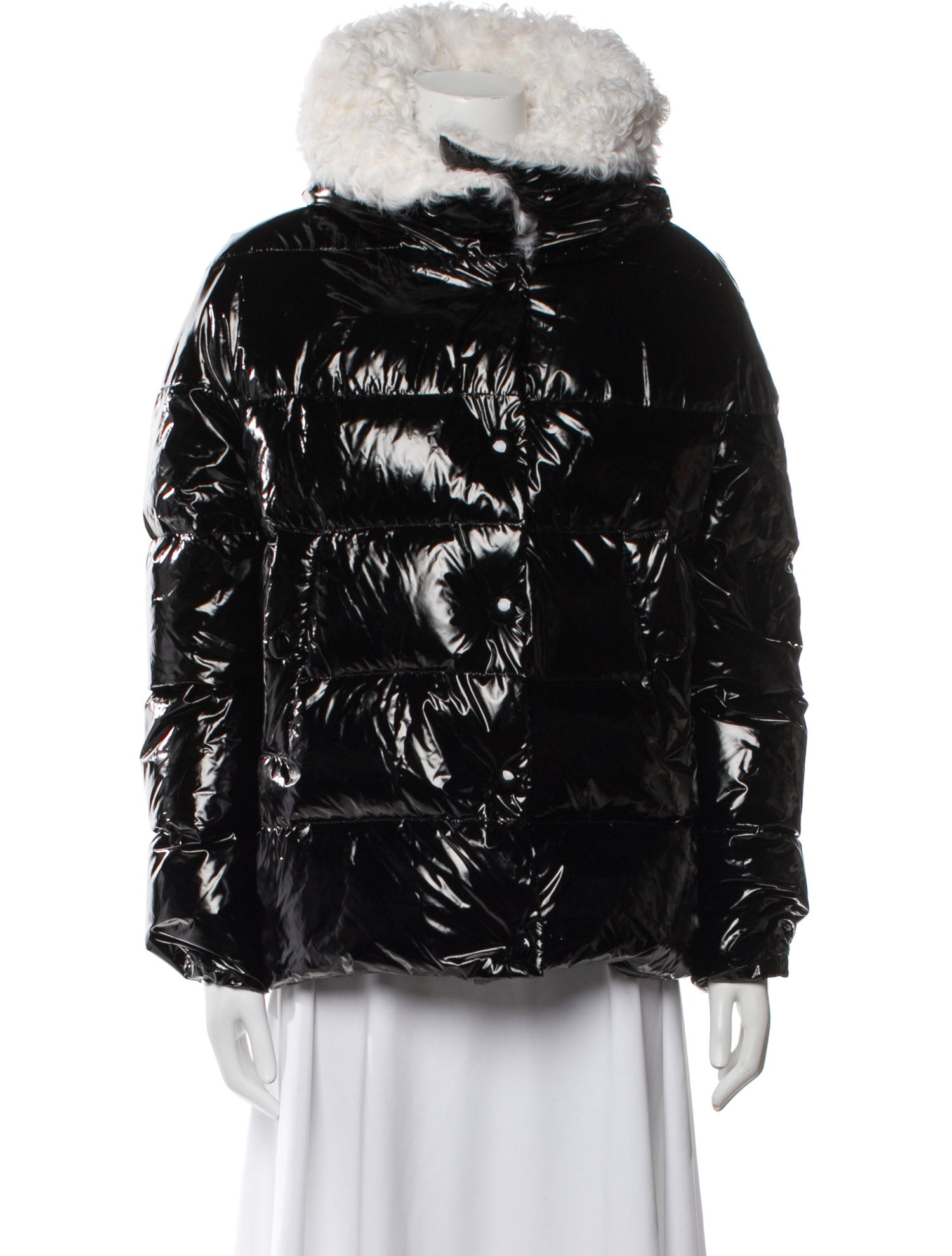 Yves Salomon Nylon Down Jacket