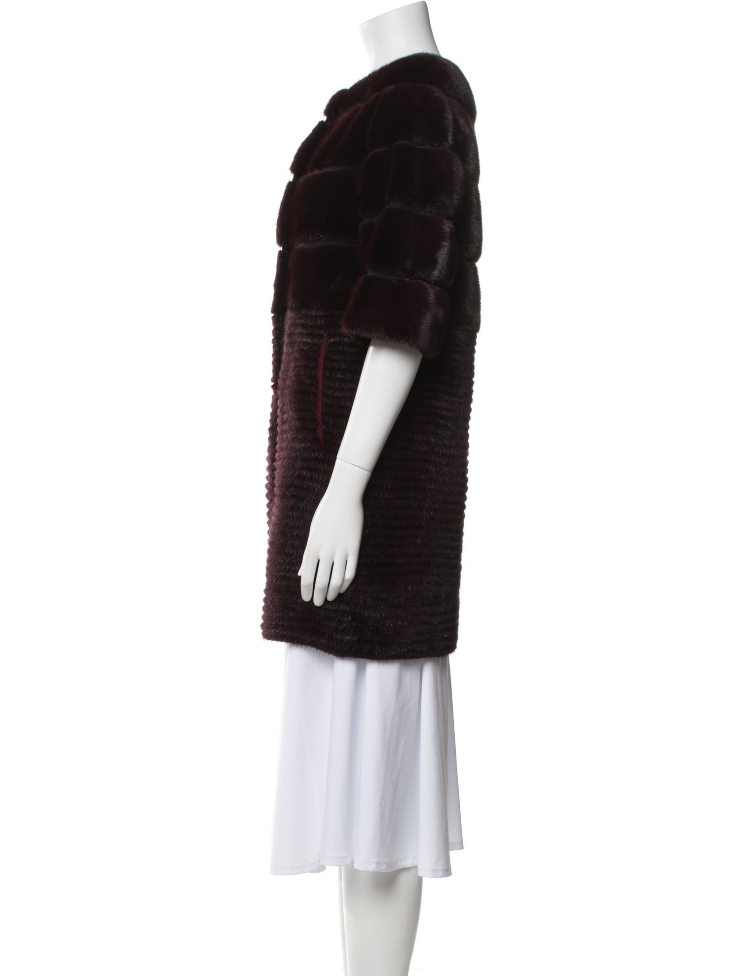 Yves Salomon Mink Fur Coat