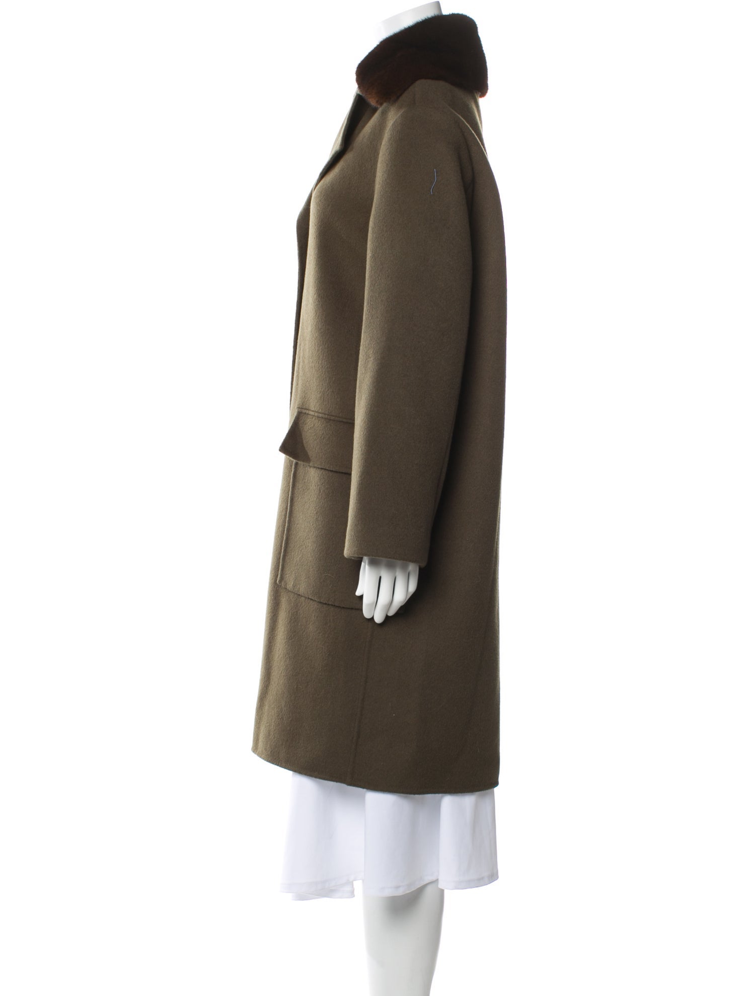 Yves Salomon Mink Fur Coat