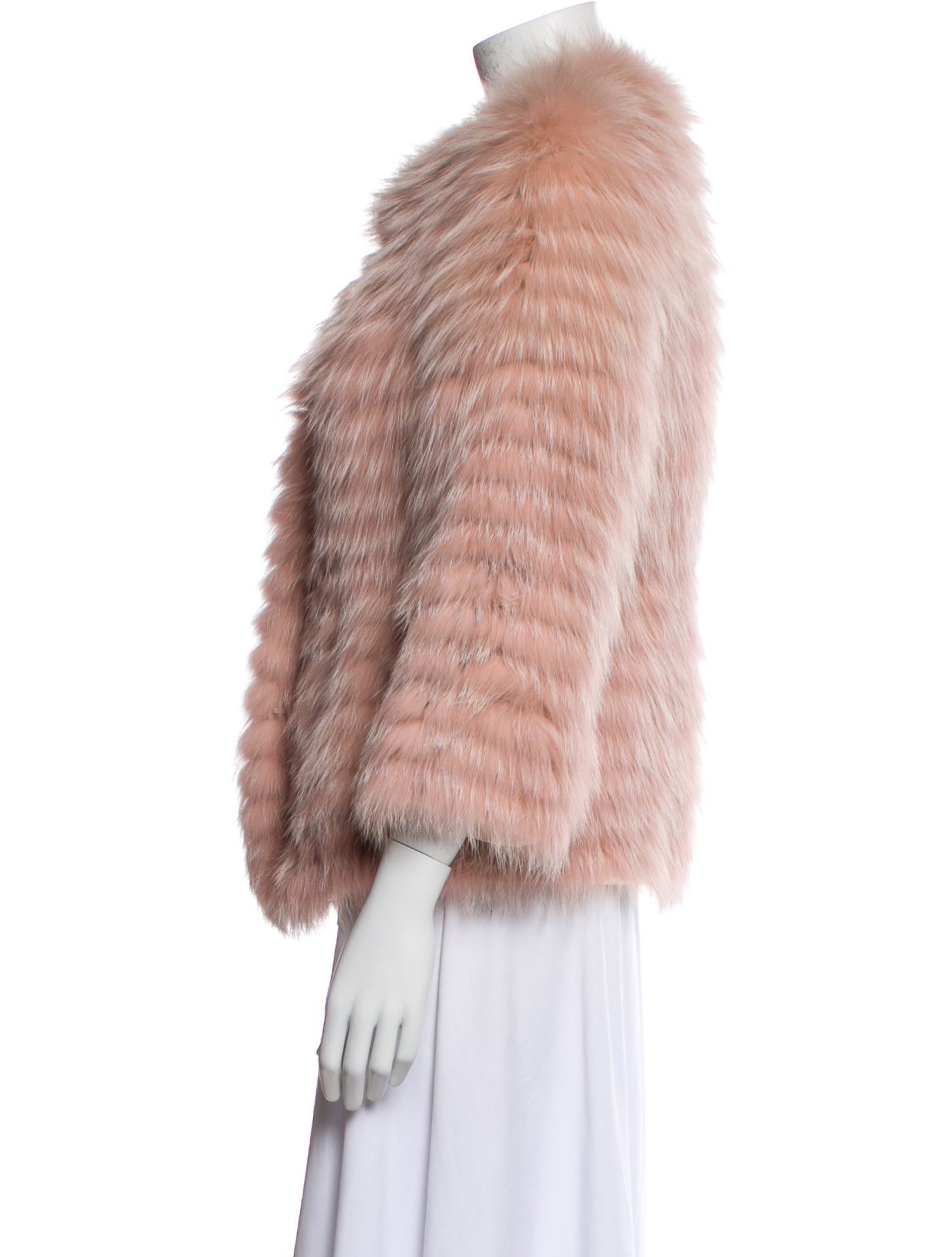 Yves Salomon Fox Fur Jacket