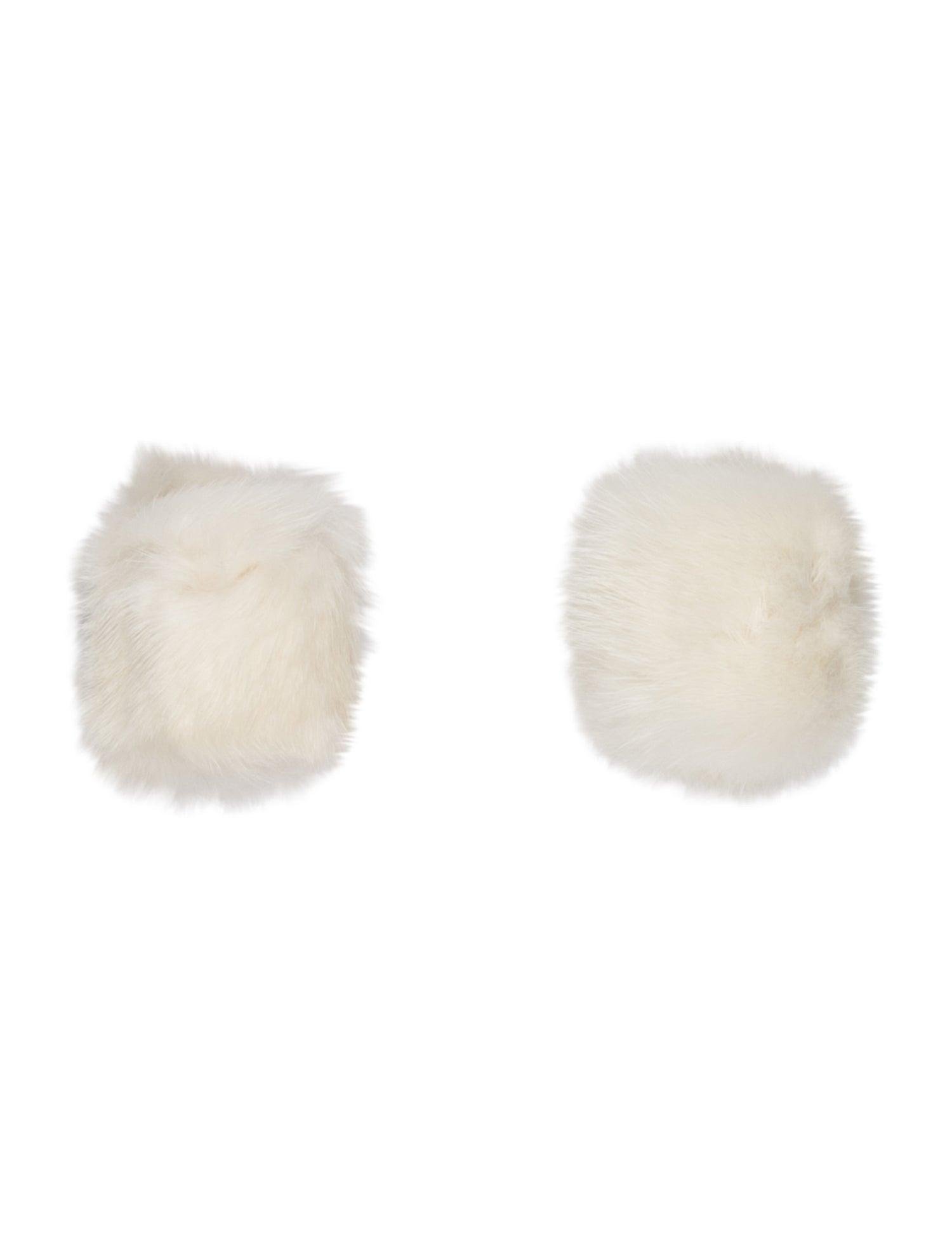 Yves Salomon Fur Leather Mink Wristband Cuffs w/ Tags”