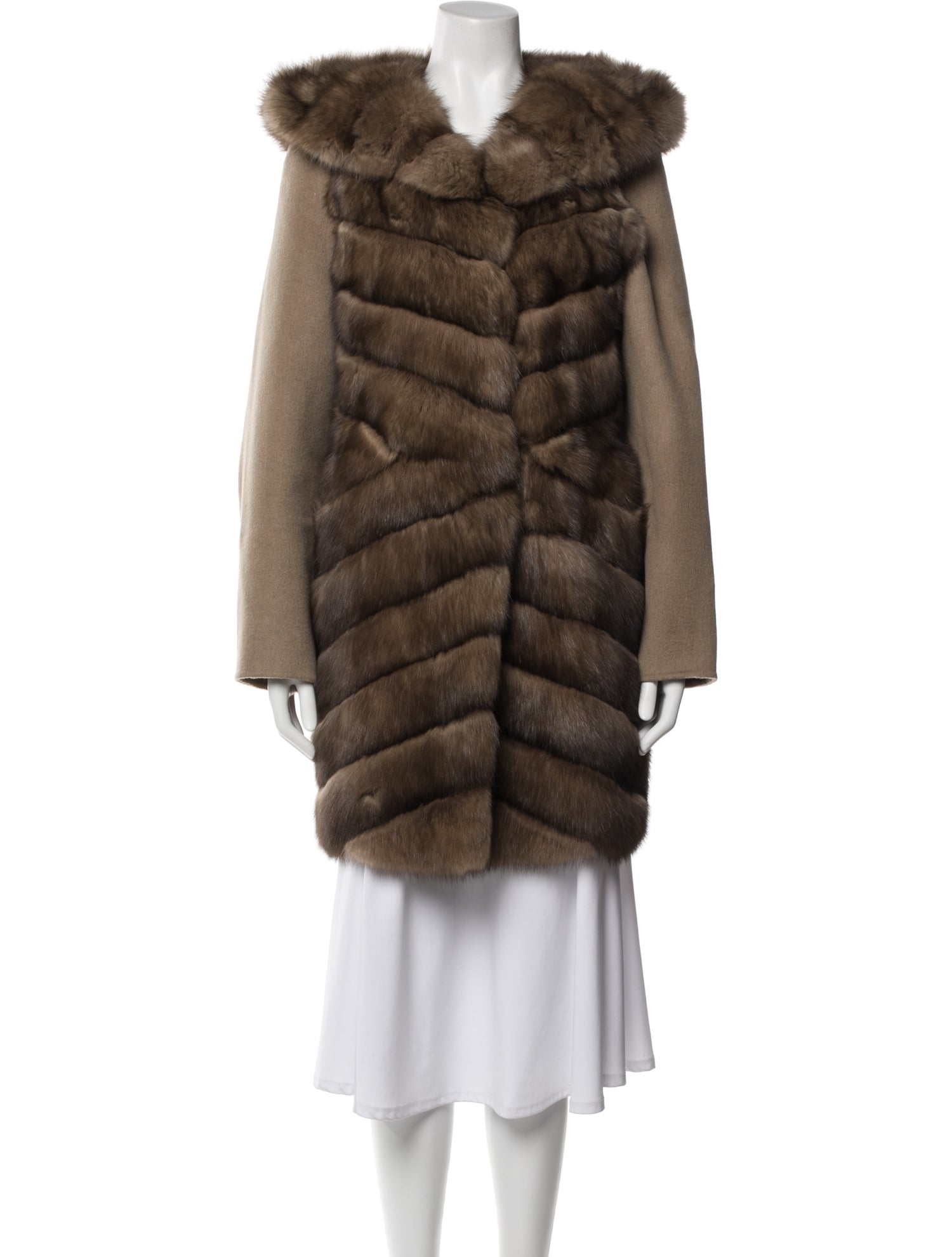 Yves Salomon Sable Fur Coat