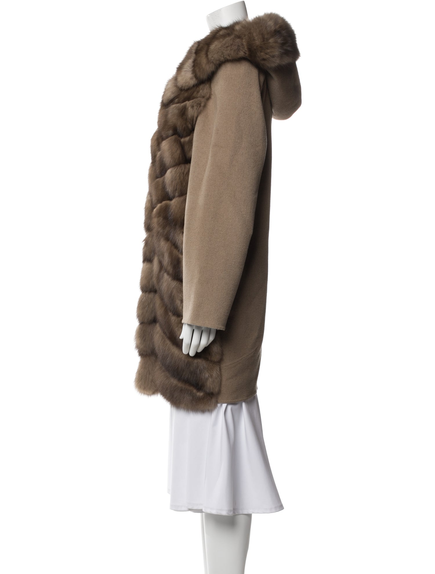 Yves Salomon Sable Fur Coat