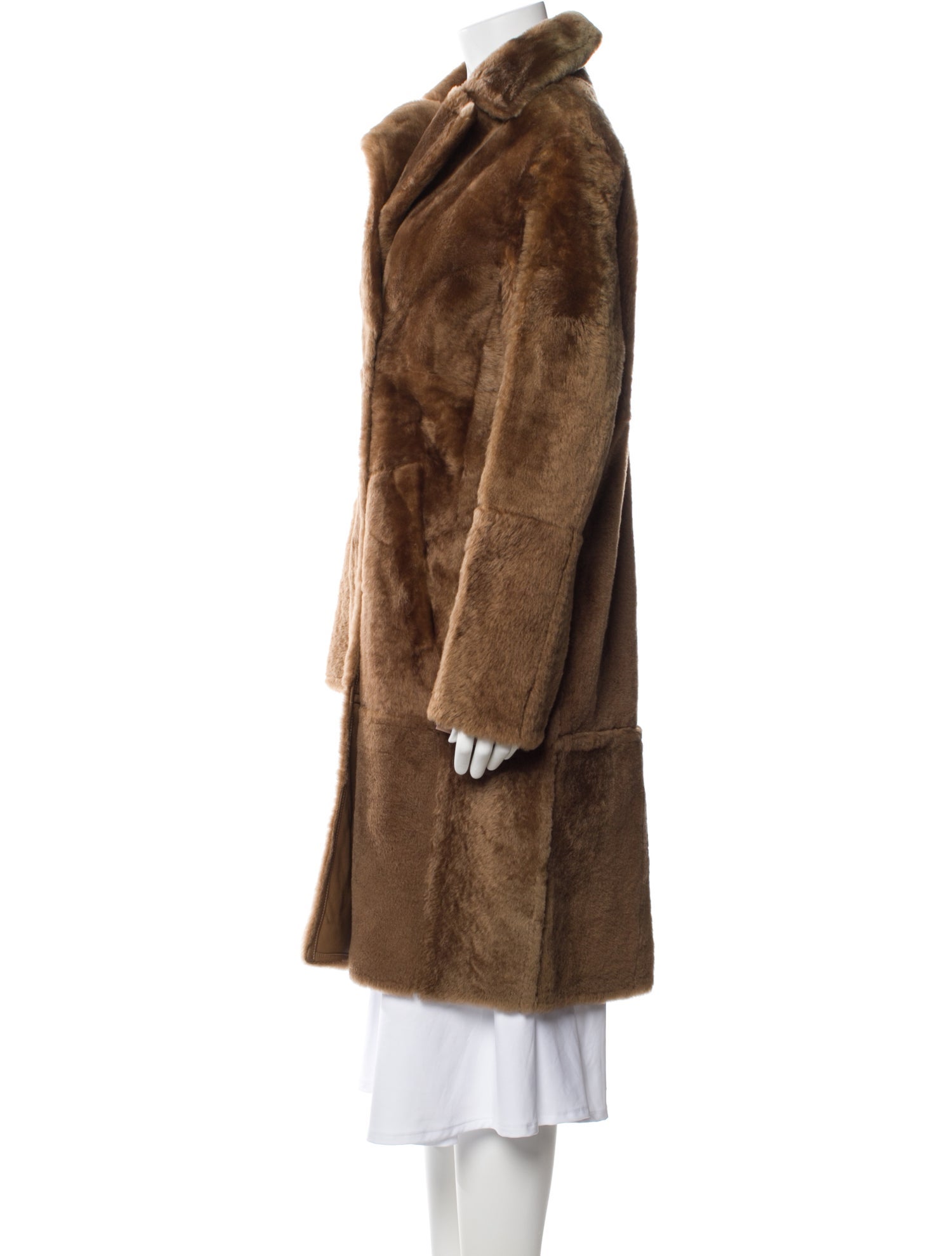 Yves Salomon Lamb Fur Fur Coat w/ Tags