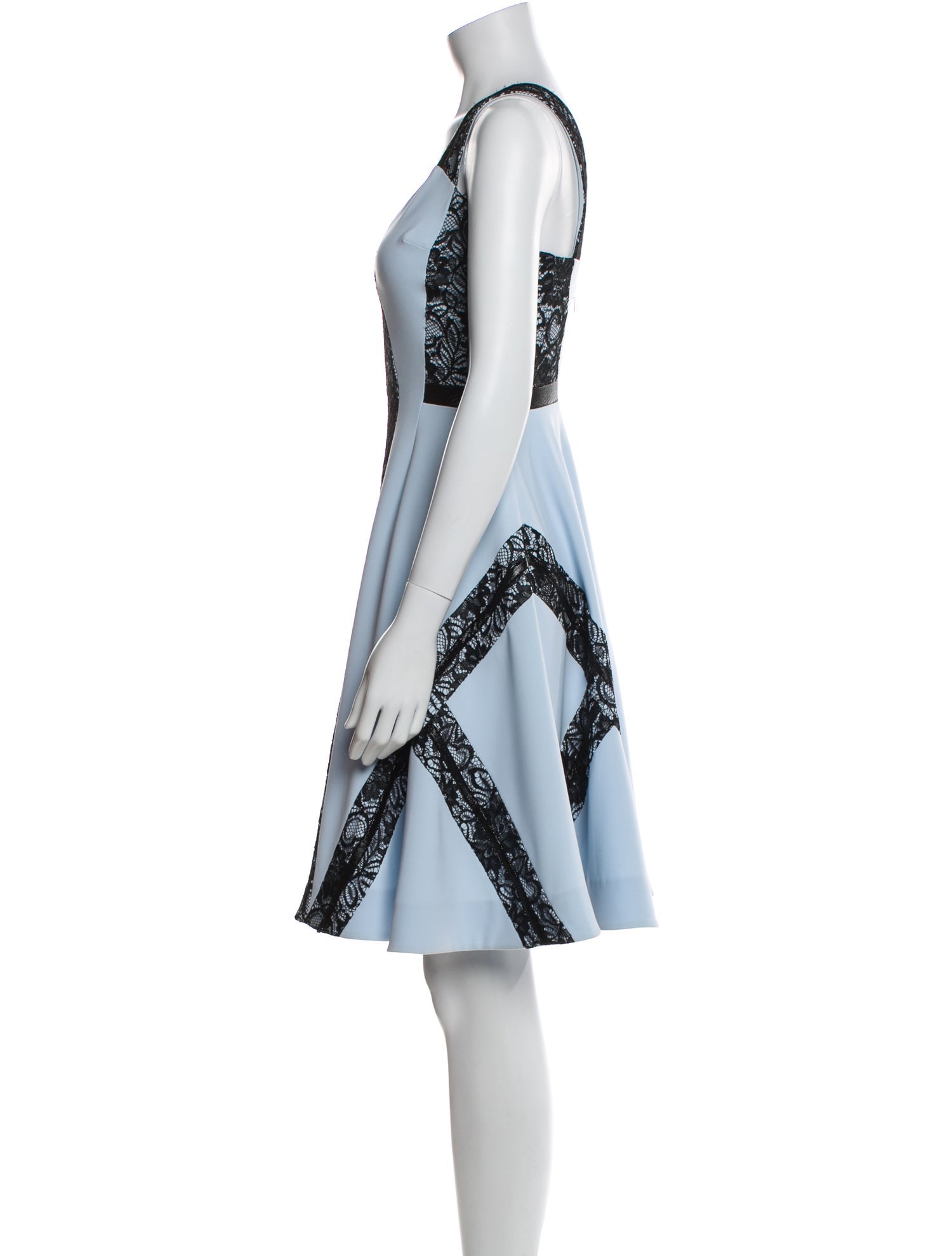 Charles Youssef Printed Knee-Length Dress