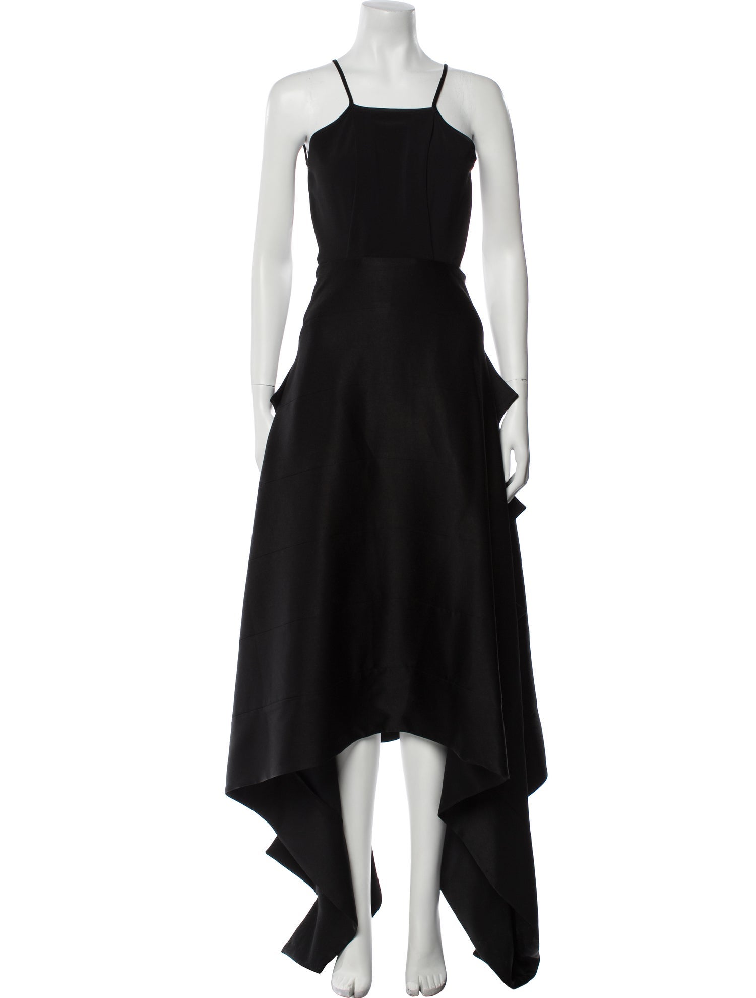 Charles Youssef Square Neckline Long Dress