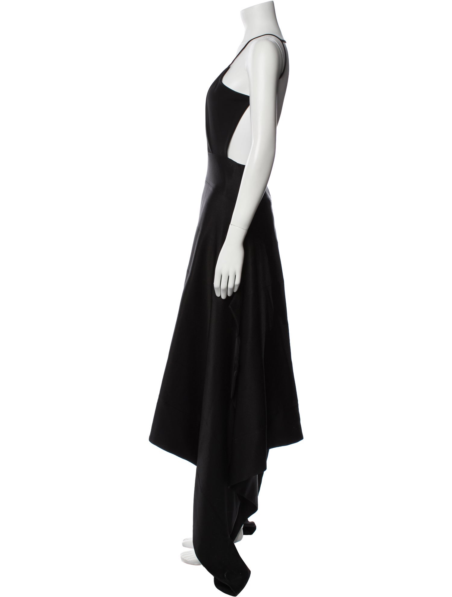 Charles Youssef Square Neckline Long Dress