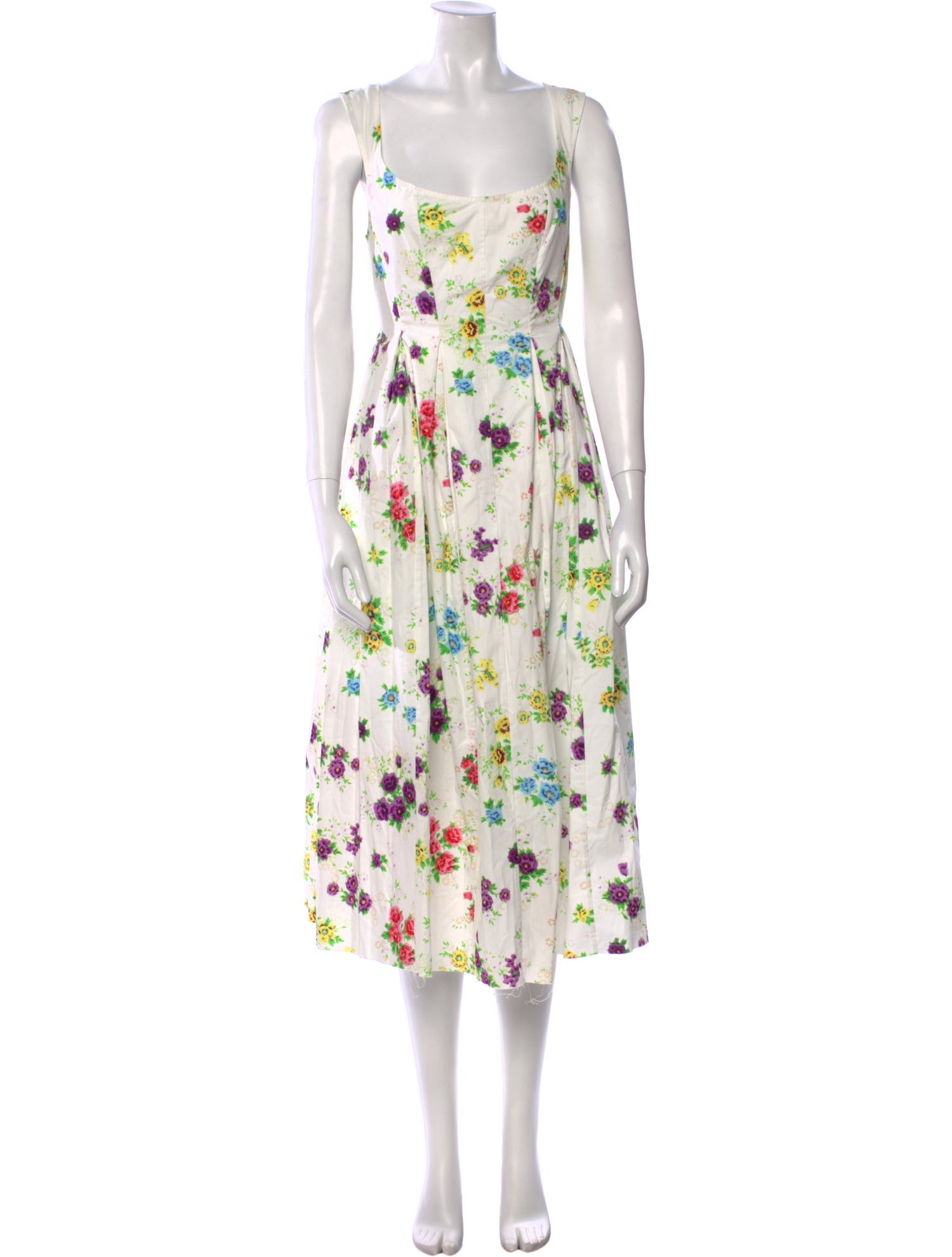 Yuhan Wang Floral Print Long Dress