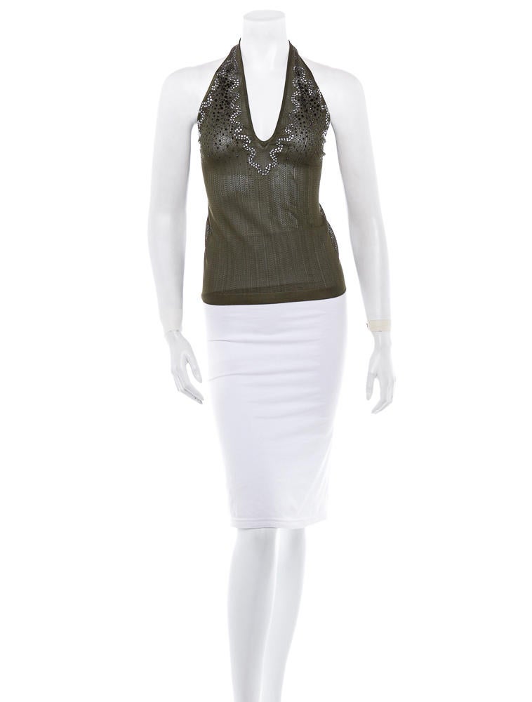 Yves Saint Laurent Halter Top