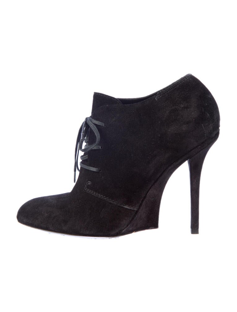 Yves Saint Laurent Faux Wedge Booties
