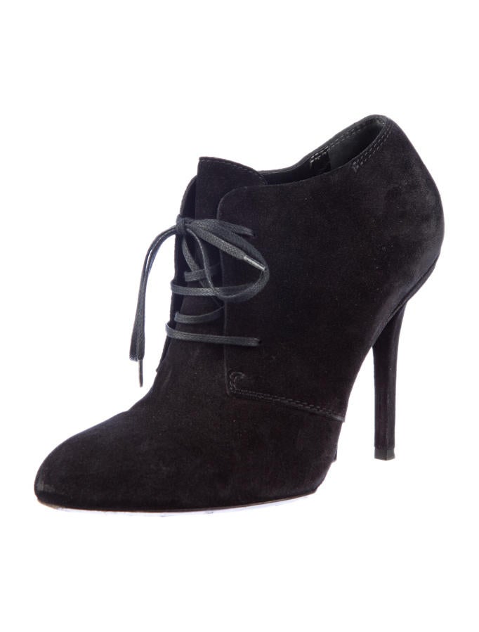 Yves Saint Laurent Faux Wedge Booties