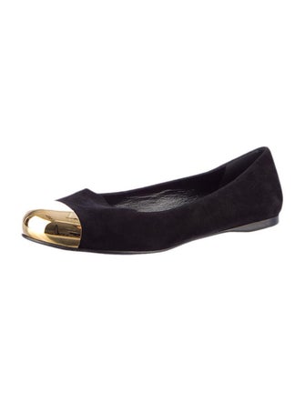 Yves Saint Laurent Suede Flats