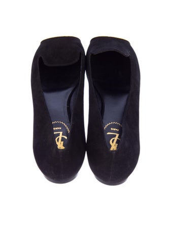 Yves Saint Laurent Suede Flats