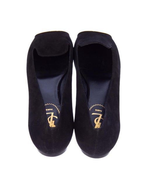 Yves Saint Laurent Suede Flats