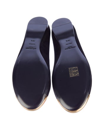 Yves Saint Laurent Suede Flats