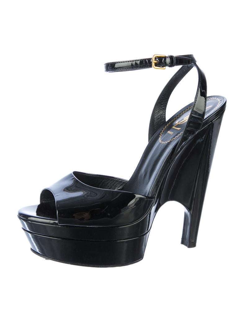 Yves Saint Laurent Patent Sandals