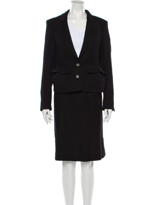 Yves Saint Laurent Skirt Suit Black