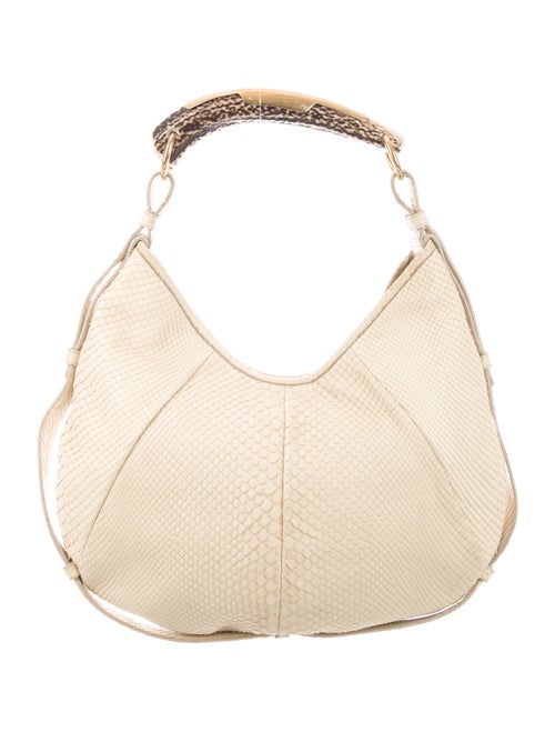 Yves Saint Laurent Mombasa Python Bag Gold