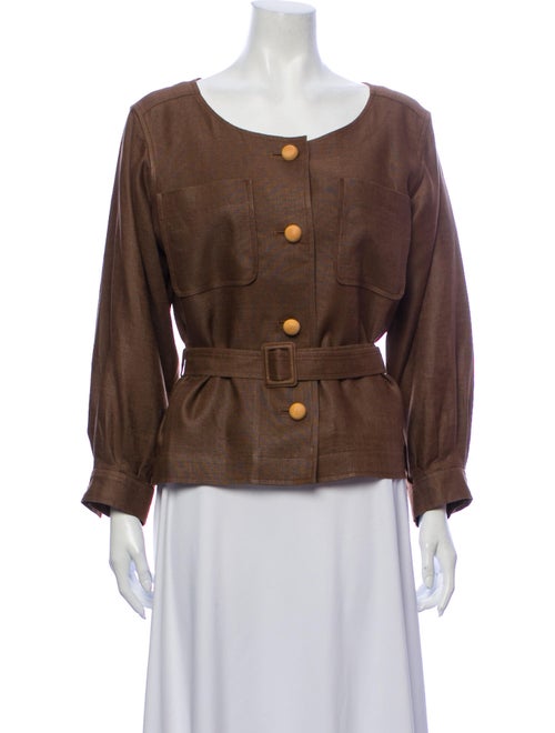 Yves Saint Laurent Jacket Brown