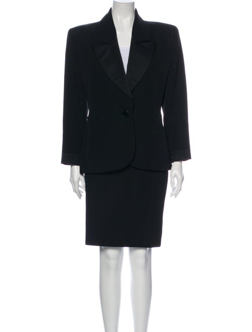 Yves Saint Laurent Wool Skirt Suit Wool