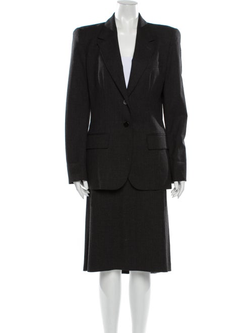 Yves Saint Laurent Skirt Suit Grey