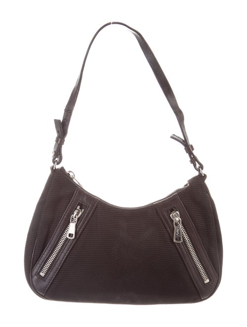 Yves Saint Laurent Woven Shoulder Bag Brown