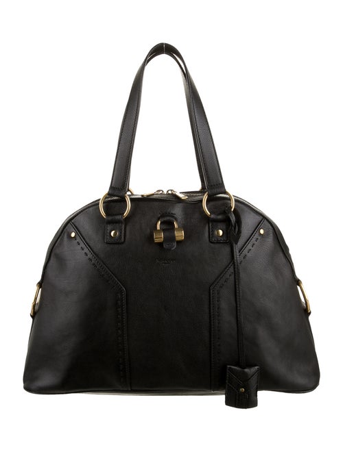 Yves Saint Laurent Muse Leather Bag Black