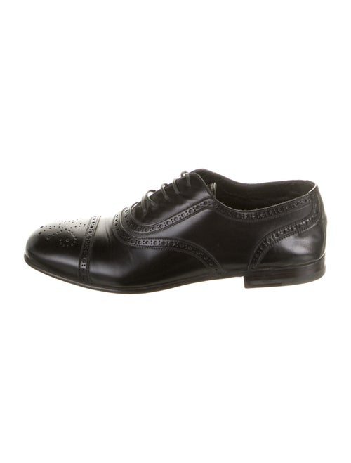 Yves Saint Laurent Leather Brogues Black