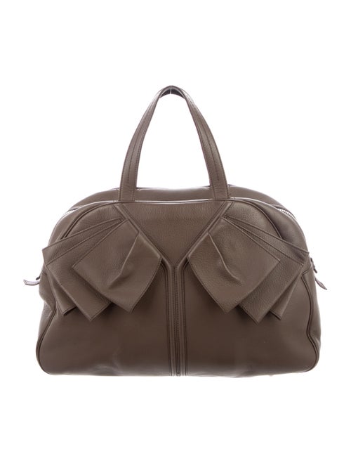 Yves Saint Laurent Leather Handle Bag Brown